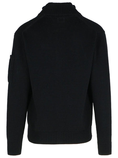 C.P. Company 'Lens' Black Cotton Jacket
