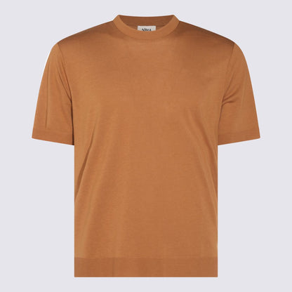 Altea Camel Cotton T-Shirt