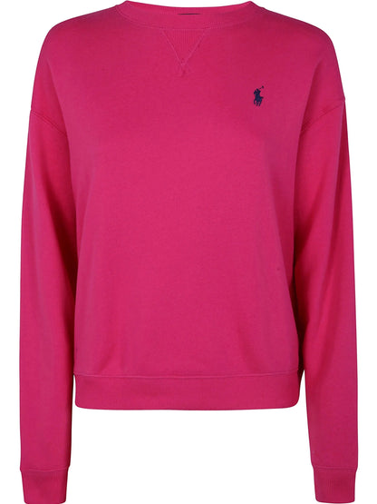 Lightweight fleece crew-neck pullover
