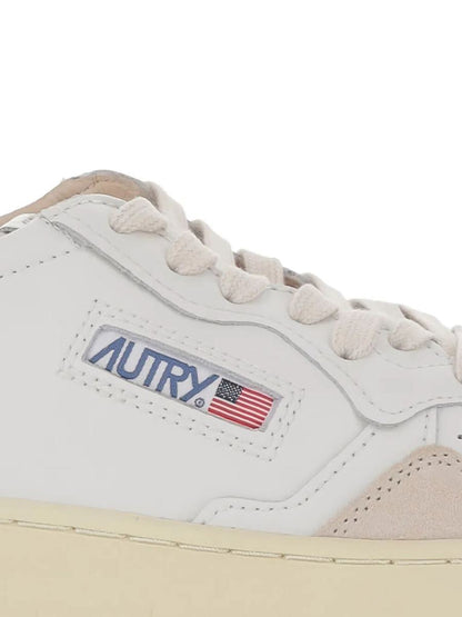 Autry "Medalist Low" Suede Sneakers Shoes