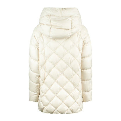 Max Mara Padded Jacket With Diamond Pattern Hood