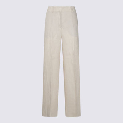 Incotex Beige Linen Pants