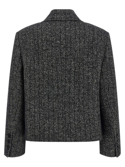 Dolce & Gabbana Striped Wool Blazer