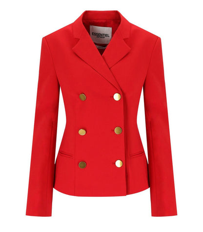 Essentiel Antwerp Irtha Red Double-Breasted Blazer