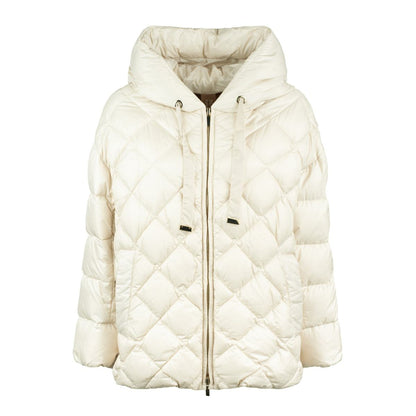 Max Mara Padded Jacket With Diamond Pattern Hood