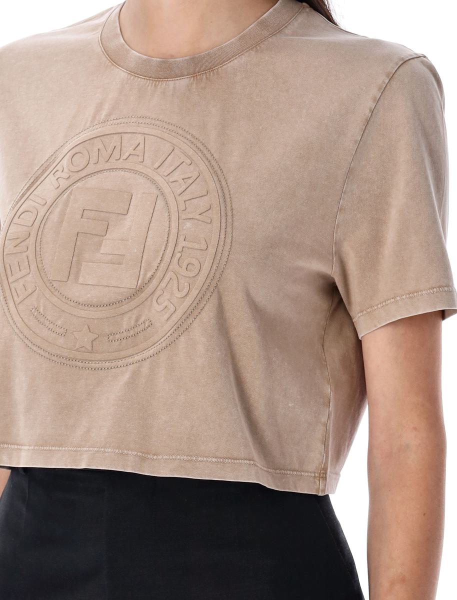 Fendi Cropped T-Shirt