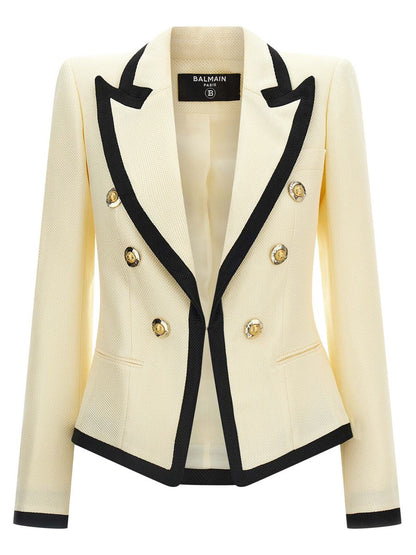 Balmain Maxi Shoulder Strap Blazer