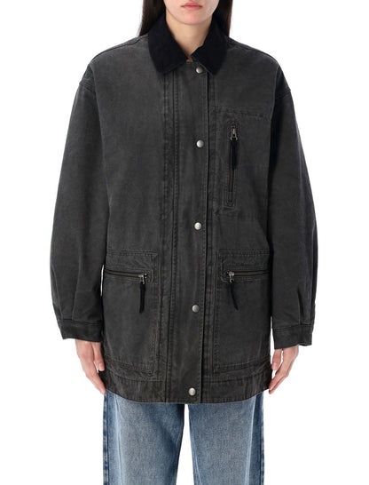 Isabel Marant Étoile Kimelia Coated Cotton Jacket