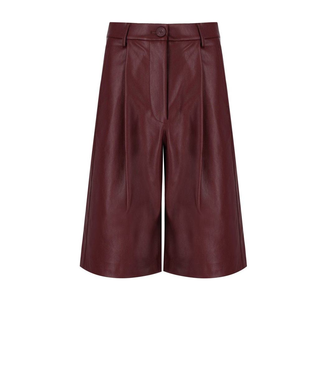 Essentiel Antwerp Itop Burgundy Bermuda Shorts
