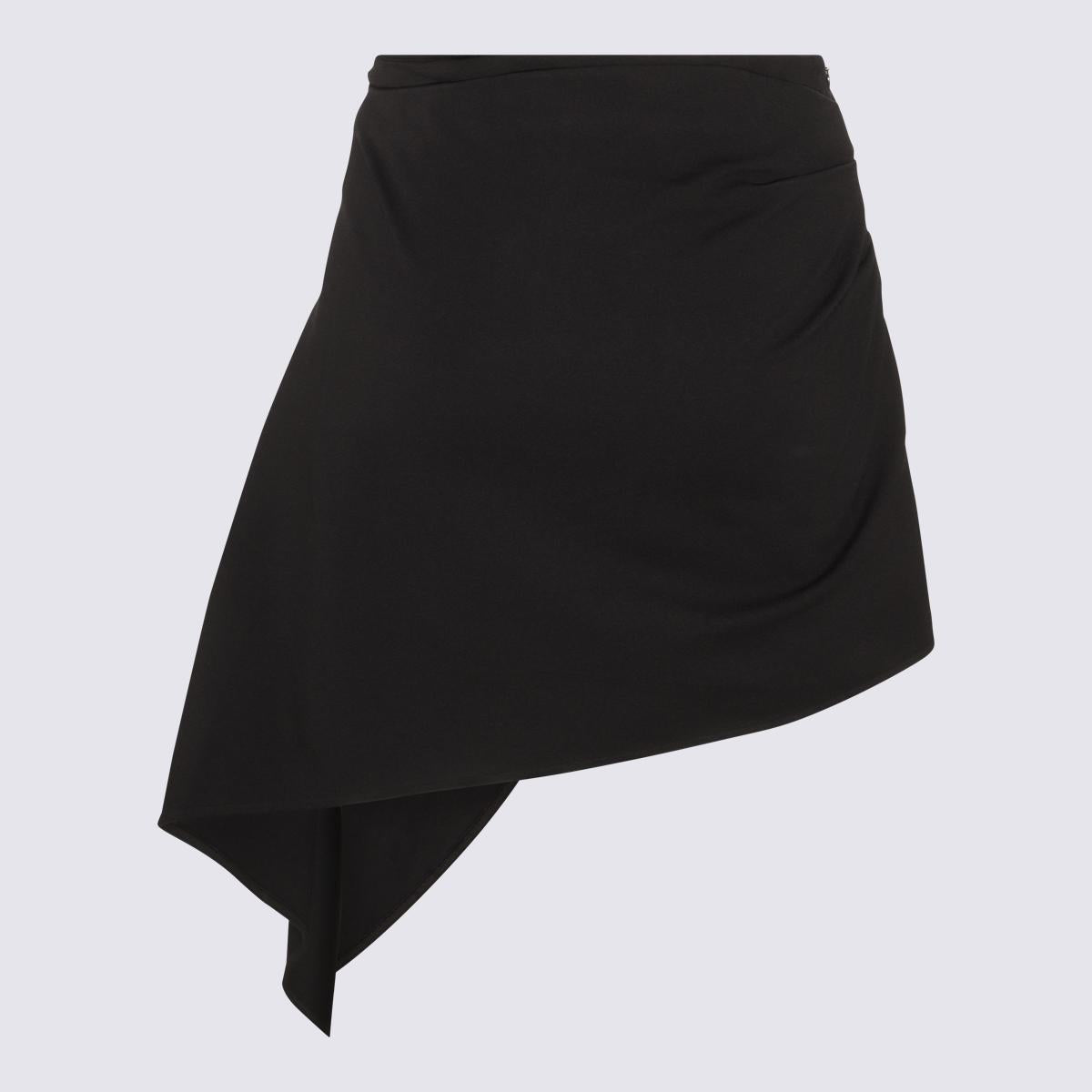 Gauge81 Black Viscose Rivera Mini Skirt