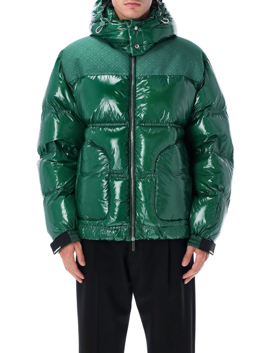 Casablanca Nylon Down Jacket Green