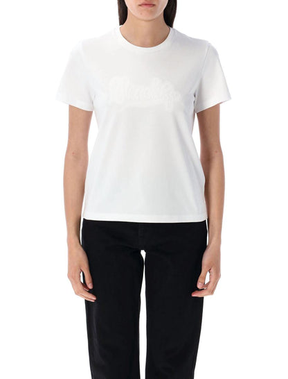 Moncler Embroidered Calligraphy Logo T-Shirt