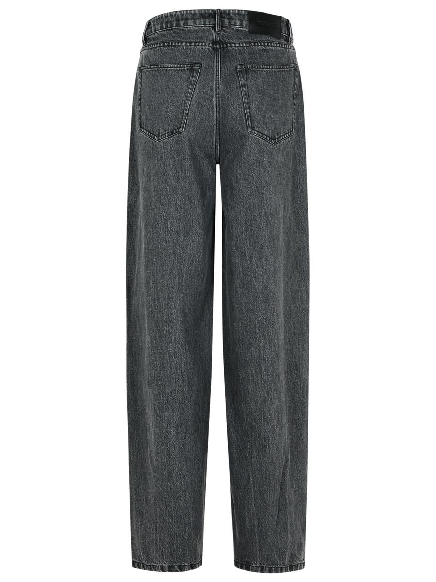 Rotate Birger Christensen Black Cotton Jeans With Laces