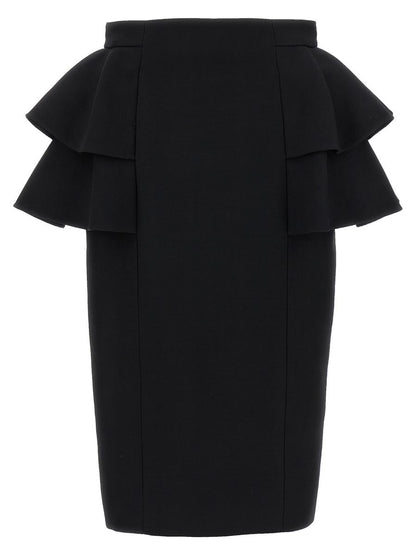 Valentino Garavani Valentino Garavani Crepe Couture Skirt