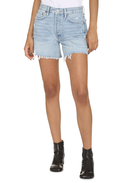Agolde Parker Denim Shorts