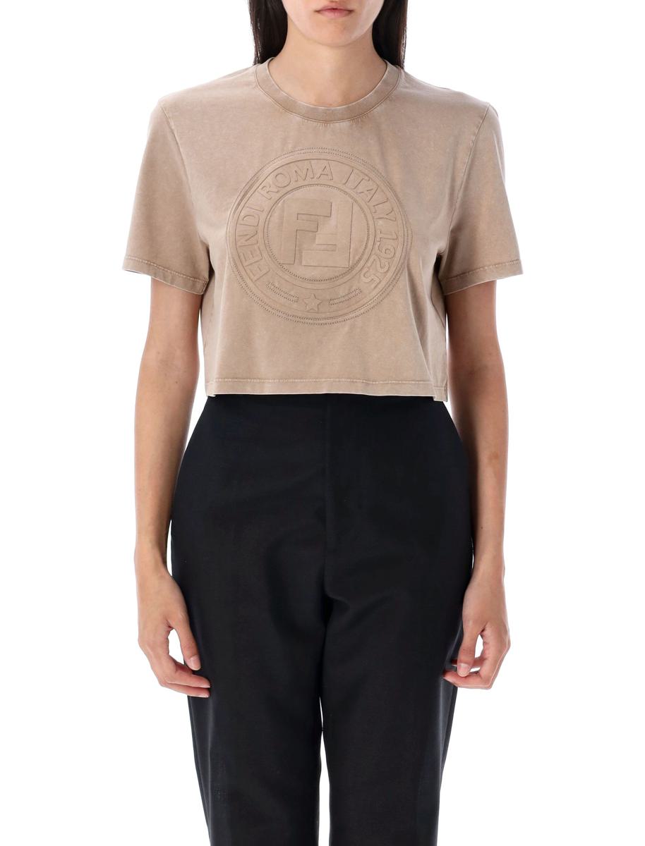 Fendi Cropped T-Shirt
