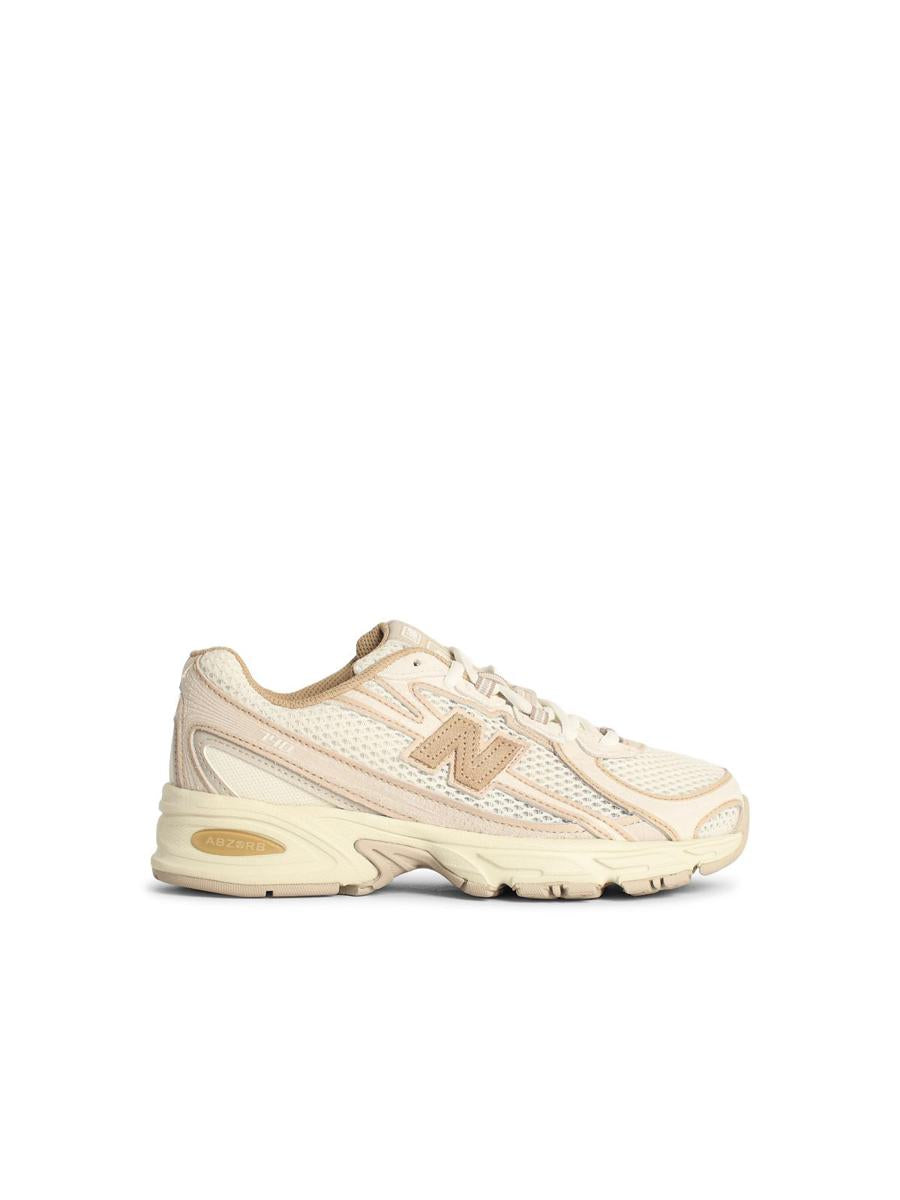 New Balance '740' Beige Fabric Blend Sneakers