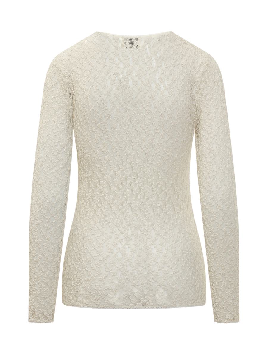 Isabel Marant Isabel Marant Ivory Stretch Lace Top