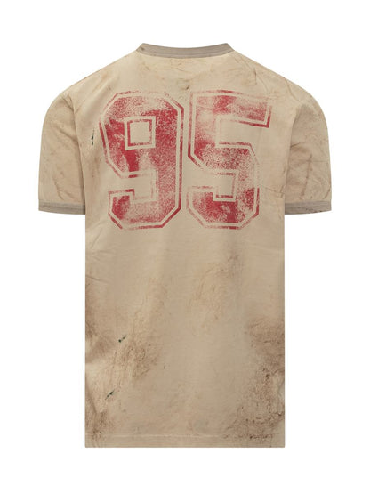 DSQUARED2 Dsquared2 Vintage Dirty Effect Logo T-Shirt