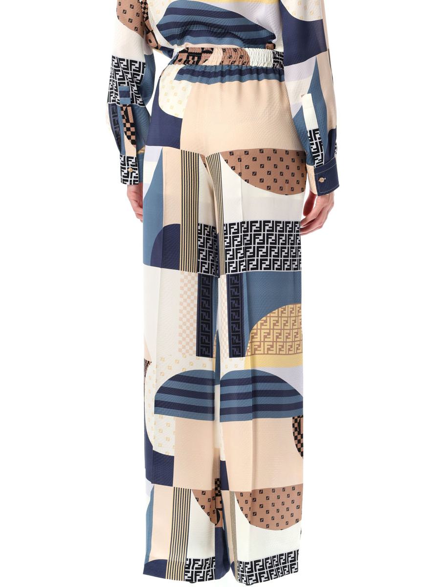 Fendi Patchwork Print Trousers