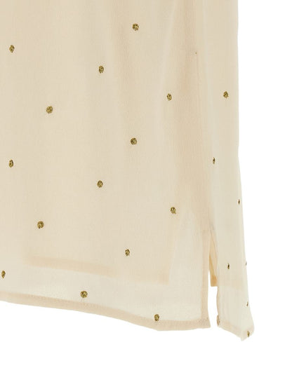 Twinset Lurex Embroidery Tank Top
