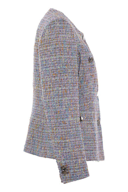 Tagliatore Crew-Neck Jacket With Front Pockets
