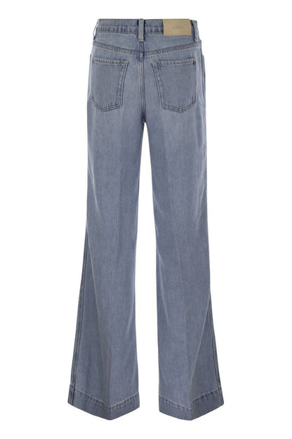7 For All Mankind Modern Dojo Tailorless - High Waisted Flared Jeans