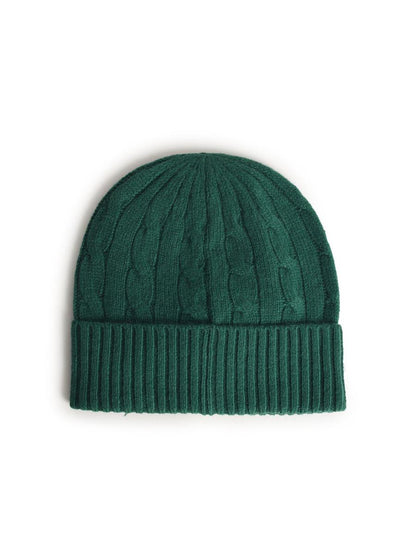 Polo Ralph Lauren Green Wool Blend Beanie