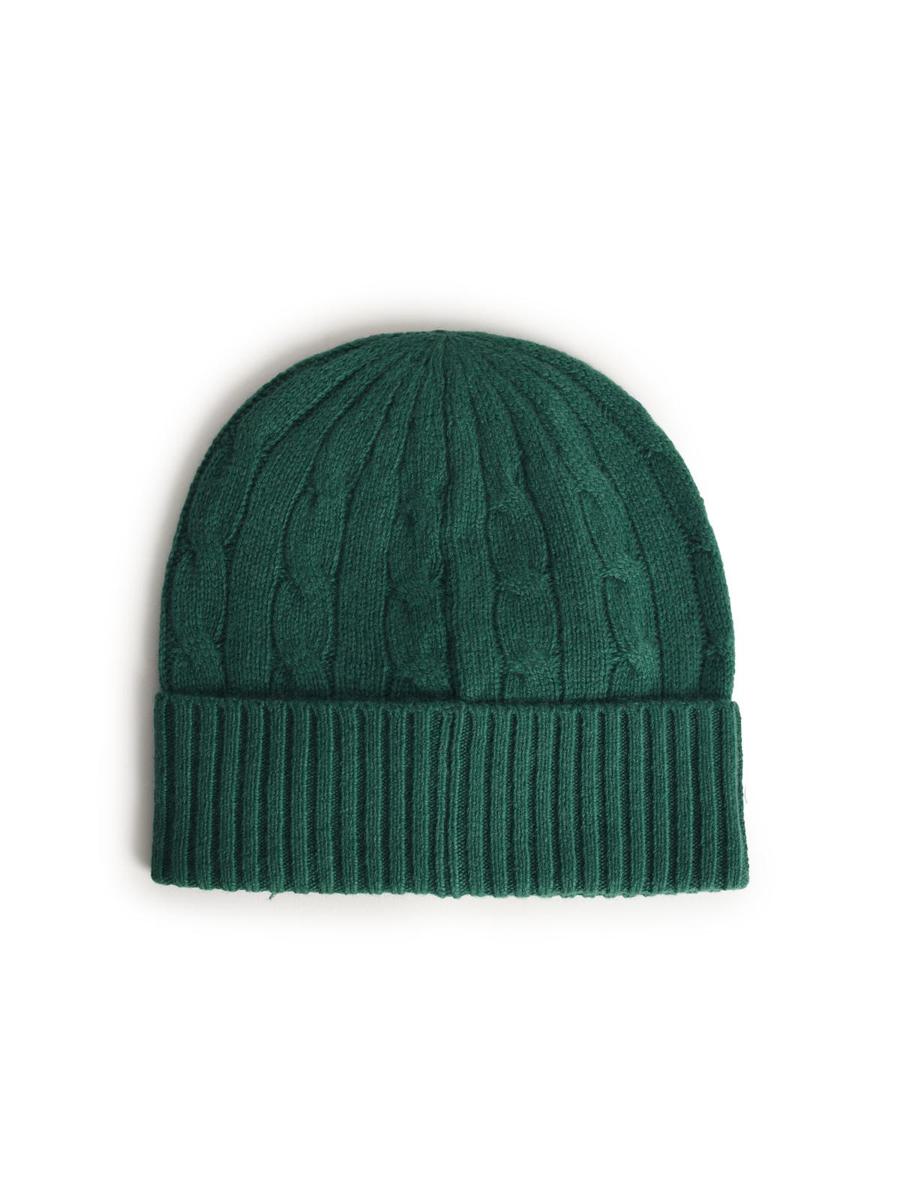 Polo Ralph Lauren Green Wool Blend Beanie