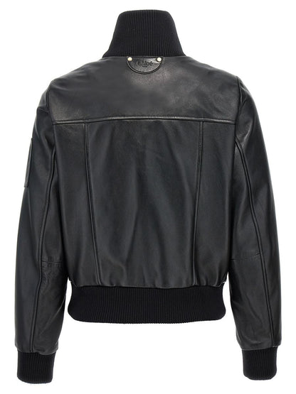 Chloé Leather Bomber Jacket