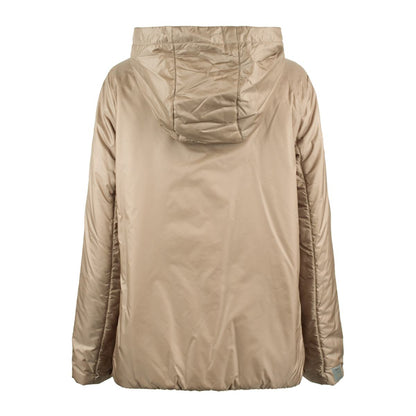 Max Mara Padded Jacket With Hood Made Of Drip-Proof Canvas