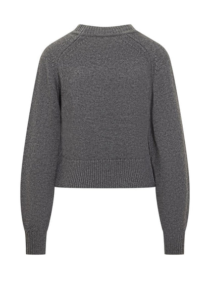 Isabel Marant Isabel Marant Gray Wool And Cashmere Pullover