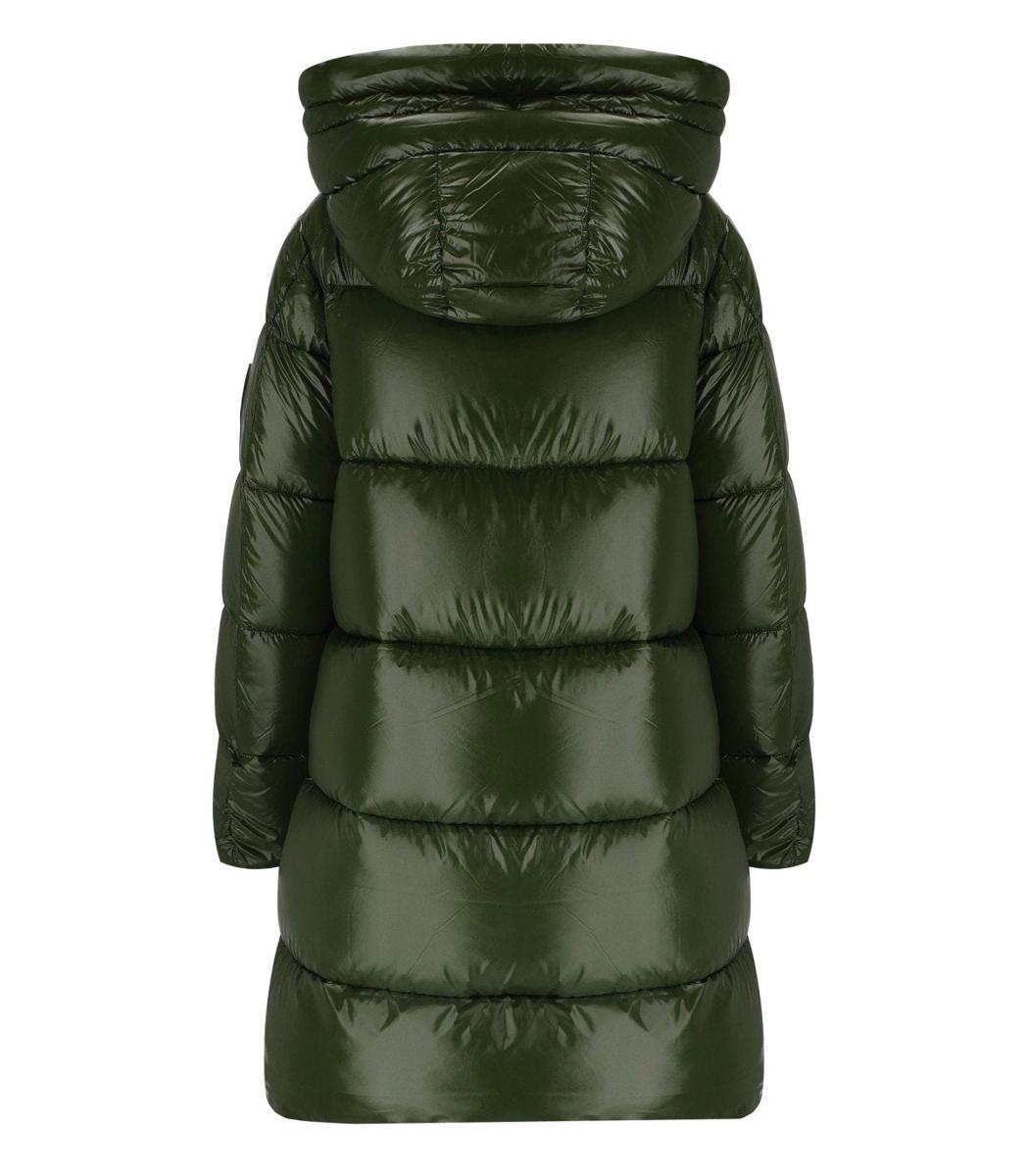 Save The Duck Isabel Green Hooded Padded Coat