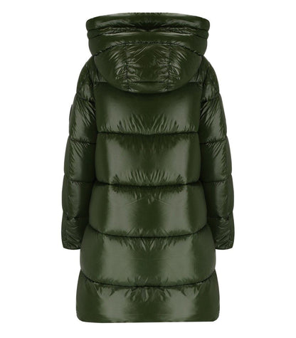 Save The Duck Isabel Green Hooded Padded Coat