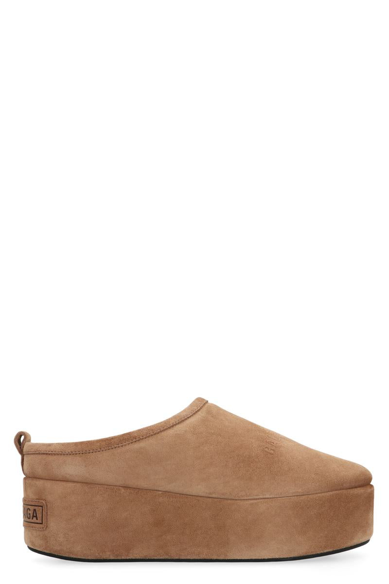 Balenciaga Alaska Soft Suede Mules