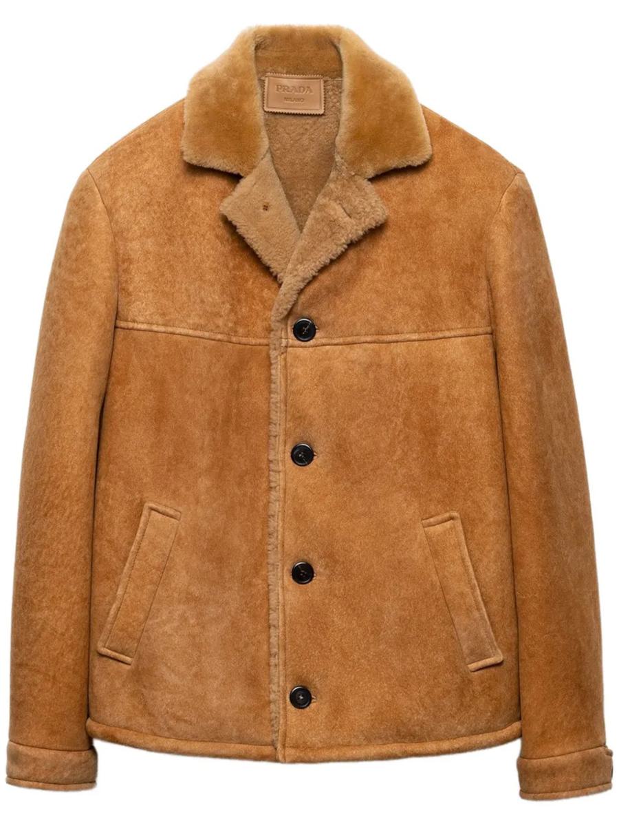 Prada Sheepskin Coat Clothing