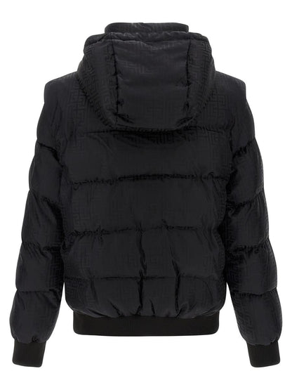 Balmain 'Monogram Pb Labirinto' Down Jacket