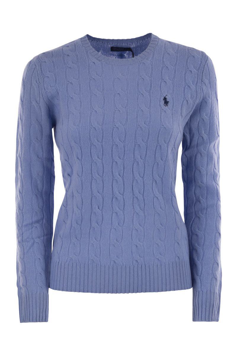Polo Ralph Lauren Plaited Wool And Cashmere Crew-Neck