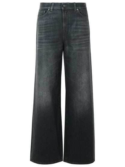 7 For All Mankind 'Liquorice' Black Denim Jeans