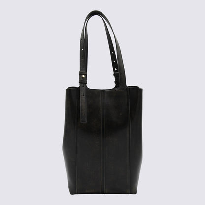 Golden Goose Black Leather Totes