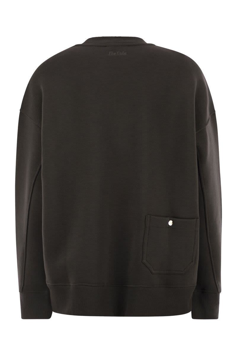 'S Max Mara Monza - Cotton Sweatshirt With Logo