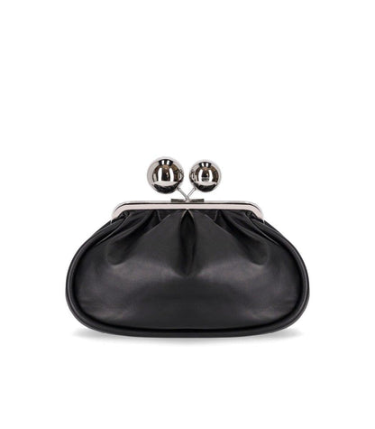 Weekend Max Mara Pasticcino Milvanew Medium Black Clutch
