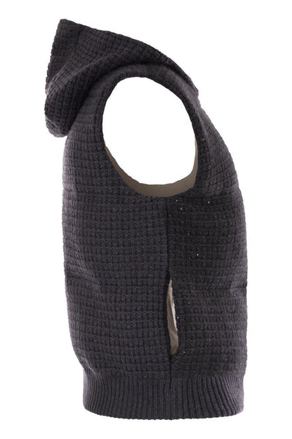 Fabiana Filippi Knitted Vest With Hood