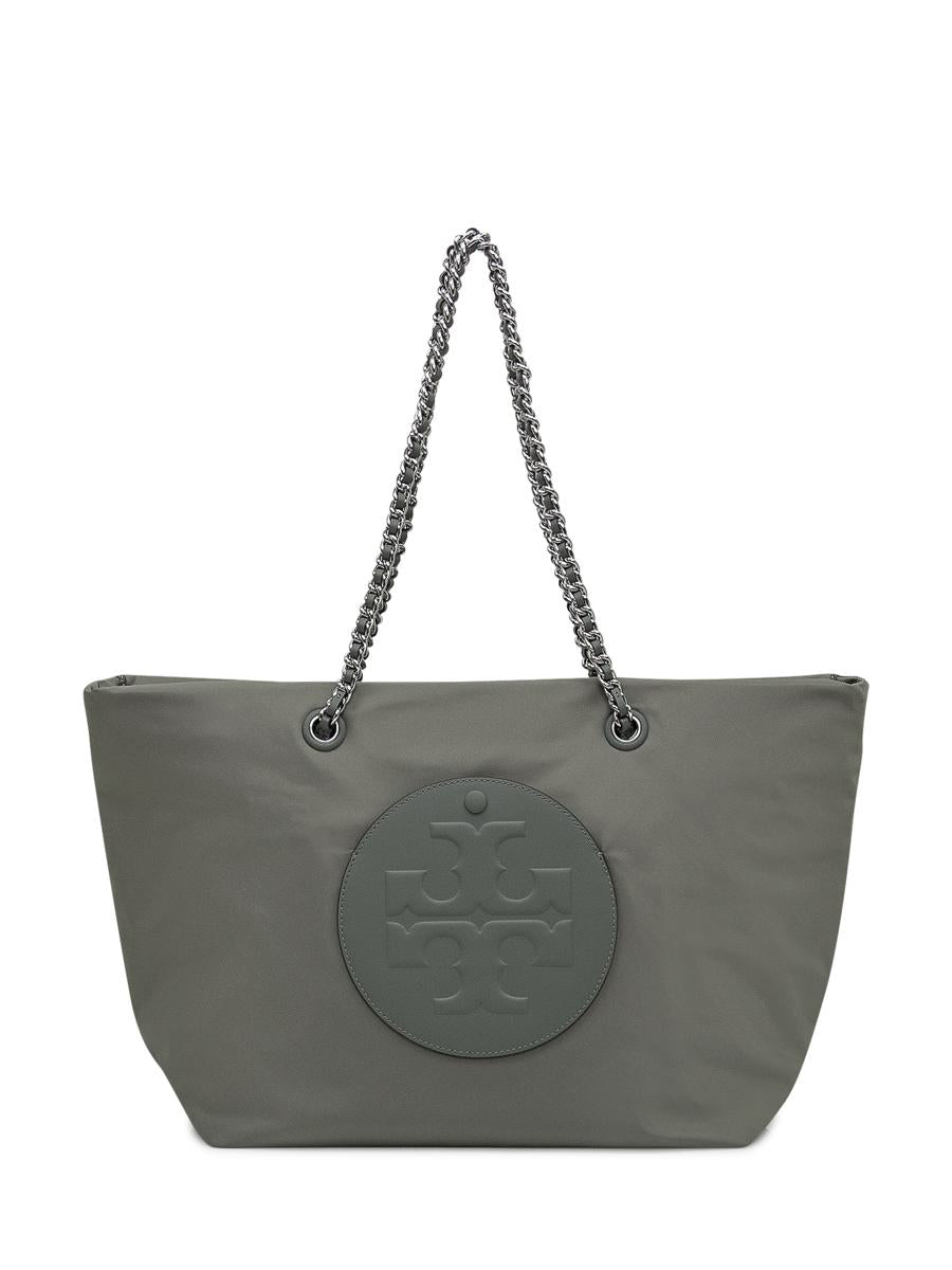 Tory Burch Gray Tory Burch Shopper With Chain