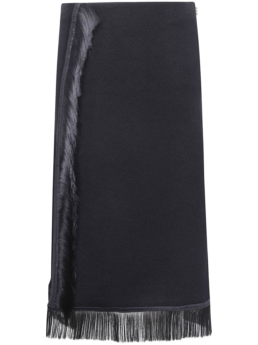 Jil Sander Midi Skirt With "Fringes" Clothing