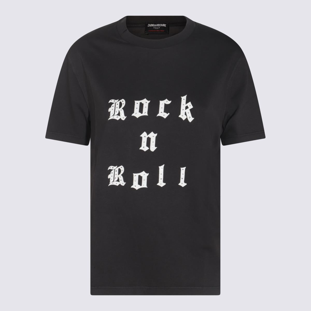 Zadig&Voltaire Black Cotton T-Shirt