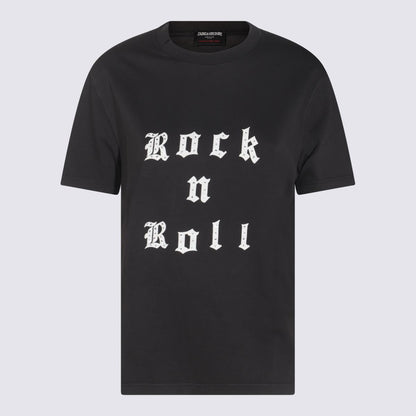 Zadig&Voltaire Black Cotton T-Shirt