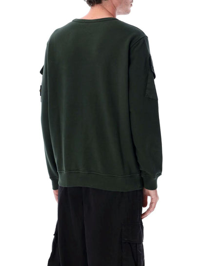 Stone Island Brushed Organic Cotton Sweatshirt