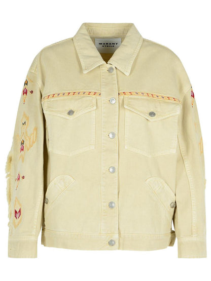 Isabel Marant Étoile 'Manona' Beige Cotton Blend Jacket