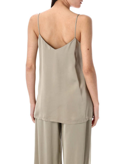 Fabiana Filippi Viscose Satin Lingerie Top